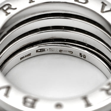 ブルガリ BVLGARI ビーゼロワン B-zero1 4バンド ダイヤ ホワイトゴールド K18WG ダイヤモンド #50(JP10) リング 指輪 750 18K WG 9号