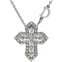 ダミアーニ DAMIANI ベルエポック クラウン XS 20089078 ホワイトゴールド K18WG ダイヤモンド ネックレス 750 18金 WG クロス 十字架