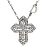 ダミアーニ DAMIANI ベルエポック クラウン XS 20089078 ホワイトゴールド K18WG ダイヤモンド ネックレス 750 18金 WG クロス 十字架