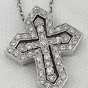 ダミアーニ DAMIANI ベルエポック クラウン XS 20089078 ホワイトゴールド K18WG ダイヤモンド ネックレス 750 18金 WG クロス 十字架