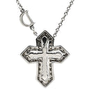 ダミアーニ DAMIANI ベルエポック クラウン XS 20089078 ホワイトゴールド K18WG ダイヤモンド ネックレス 750 18金 WG クロス 十字架