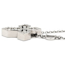 ダミアーニ DAMIANI ベルエポック クラウン XS 20089078 ホワイトゴールド K18WG ダイヤモンド ネックレス 750 18金 WG クロス 十字架