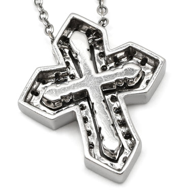 ダミアーニ DAMIANI ベルエポック クラウン XS 20089078 ホワイトゴールド K18WG ダイヤモンド ネックレス 750 18金 WG クロス 十字架