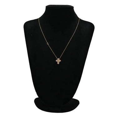 ダミアーニ DAMIANI ベルエポック クラウン S 20089079 ピンクゴールド K18PG ダイヤモンド ネックレス Au750 18K PG ダイヤ クロス 十字架