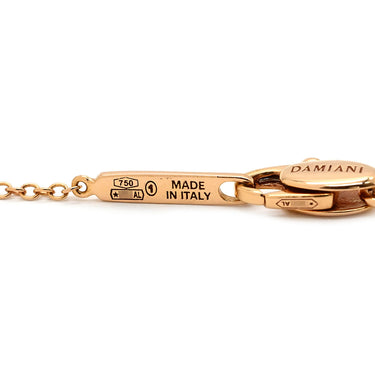 ダミアーニ DAMIANI ベルエポック クラウン S 20089079 ピンクゴールド K18PG ダイヤモンド ネックレス Au750 18K PG ダイヤ クロス 十字架