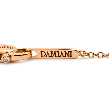 ダミアーニ DAMIANI ベルエポック クラウン S 20089079 ピンクゴールド K18PG ダイヤモンド ネックレス Au750 18K PG ダイヤ クロス 十字架