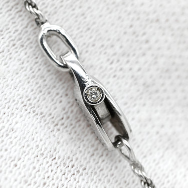 ダミアーニ DAMIANI ベルエポック レッド×ホワイトゴールド K18WG ダイヤモンド ルビー ネックレス ペンダント 750 18金 クロス 十字架 ダイヤ ルビー