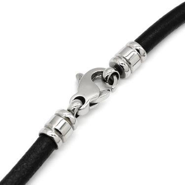 ブルガリ BVLGARI トンド サクラ ペンダント イエローゴールド×シルバー K18YG ステンレススチール レザー ネックレス 桜モチーフ SS 18K 750YG レザーストラップ