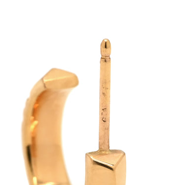 ティファニー Tiffany & Co アトラスX ピンクゴールド K18PG ピアス T＆Co. Au750 750 PG フープ ローマ数字