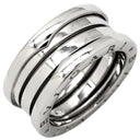 ブルガリ BVLGARI ビーゼロワン B-zero1 3バンド ホワイトゴールド K18WG #50(JP10) リング 指輪 18K WG 750 18金