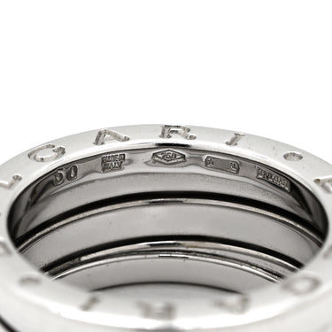 ブルガリ BVLGARI ビーゼロワン B-zero1 3バンド ホワイトゴールド K18WG #50(JP10) リング 指輪 18K WG 750 18金