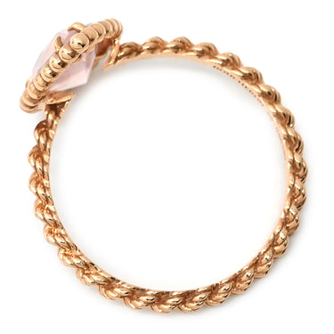 ブシュロン BOUCHERON セルパンボエム JRG0318455 ピンク×ピンクゴールド K18PG ピンククオーツ #55(JP15) リング 指輪 ピンククオーツ Au750 18K PG RG 15号