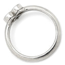 ティファニー Tiffany & Co センチメンタルハート ダイヤモンド プラチナシルバー Pt950 ダイヤモンド リング 指輪 T＆Co. プラチナ950 18K 3石 3粒 6.5号
