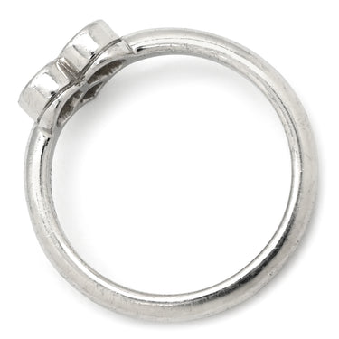 ティファニー Tiffany & Co センチメンタルハート ダイヤモンド プラチナシルバー Pt950 ダイヤモンド リング 指輪 T＆Co. プラチナ950 18K 3石 3粒 6.5号