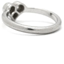 ティファニー Tiffany & Co センチメンタルハート ダイヤモンド プラチナシルバー Pt950 ダイヤモンド リング 指輪 T＆Co. プラチナ950 18K 3石 3粒 6.5号