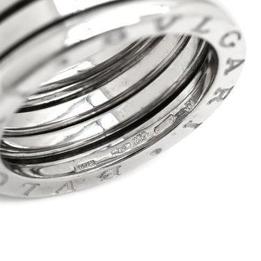 ブルガリ BVLGARI ビーゼロワン B-zero1 3バンド ホワイトゴールド K18WG #54(JP14) リング 指輪 K18WG Au750 18K 18金 12.5号