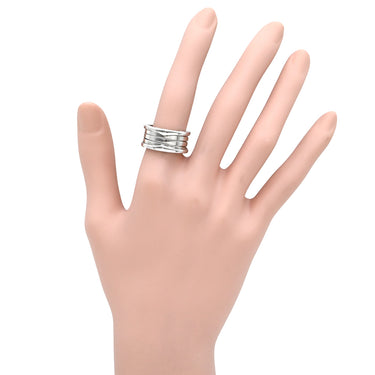 ブルガリ BVLGARI ビーゼロワン B-zero1 3バンド ホワイトゴールド K18WG #54(JP14) リング 指輪 K18WG Au750 18K 18金 12.5号