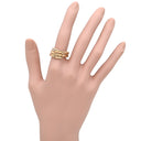 ブルガリ BVLGARI セルペンティ ヴァイパー ダブルコイル ピンクゴールド K18PG ダイヤモンド 14039 リング 指輪 ダイヤ 18K 750 PG 14号