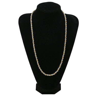 ミキモト MIKIMOTO ウェレンドルフ ネックレス ホワイトゴールドXイエローゴールド K14WG K14YG ネックレス Wellendorff 14K 585 WG YG ロープ ツイスト