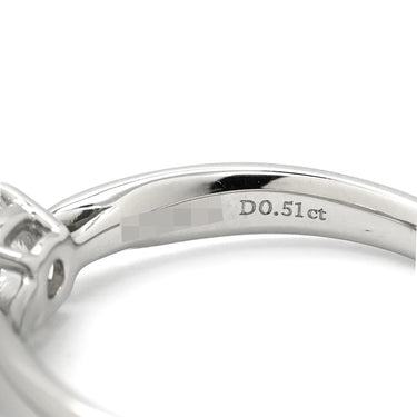 ティファニー Tiffany & Co ハーモニー ソリティア ダイヤリング プラチナシルバー Pt950 ダイヤモンド リング 指輪 T＆Co. 一粒 1P 立爪 0.28ct プラチナ950 11号