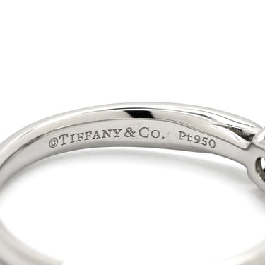 ティファニー Tiffany & Co ハーモニー ソリティア ダイヤリング プラチナシルバー Pt950 ダイヤモンド リング 指輪 T＆Co. 一粒 1P 立爪 0.28ct プラチナ950 11号