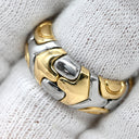 ブルガリ BVLGARI パレンテシ リング イエローゴールド×シルバー K18YG ステンレス リング 指輪 18K 750 18金 K18YG×SS コンビ 14号