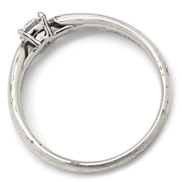 ティファニー Tiffany & Co ハーモニー ソリティア ダイヤリング プラチナシルバー Pt950 ダイヤモンド リング 指輪 T＆Co. 一粒 1P 立爪 0.28ct プラチナ950 11.5号