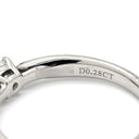 ティファニー Tiffany & Co ハーモニー ソリティア ダイヤリング プラチナシルバー Pt950 ダイヤモンド リング 指輪 T＆Co. 一粒 1P 立爪 0.28ct プラチナ950 11.5号
