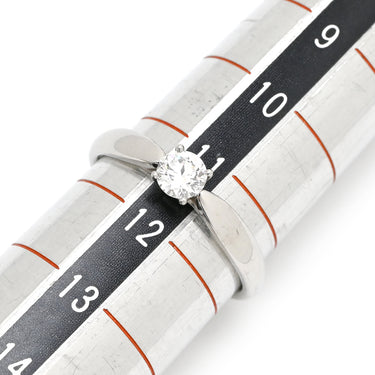 ティファニー Tiffany & Co ハーモニー ソリティア ダイヤリング プラチナシルバー Pt950 ダイヤモンド リング 指輪 T＆Co. 一粒 1P 立爪 0.28ct プラチナ950 11.5号
