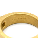 スワ SUWA K22 アンカット ダイヤリング K75257RD イエローゴールド K22YG ダイヤモンド リング 指輪 1P 1石 ダイヤモンド アンカット ヴィンテージ加工 23.5号