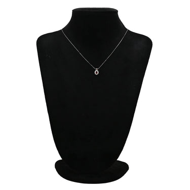 ノンブランド NON BRAND ルビー 0.49ct サファイア 0.06ct ダイヤモンド ペンダント レッド×ピンク×プラチナシルバー Pt900 ルビー ピンクサファイア ダイヤモンド PT850(チェーン) ネックレス 赤 ピンク 1石 1粒 オーバルミックスカット プラチナ