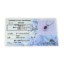 ノンブランド NON BRAND ルビー 0.49ct サファイア 0.06ct ダイヤモンド ペンダント レッド×ピンク×プラチナシルバー Pt900 ルビー ピンクサファイア ダイヤモンド PT850(チェーン) ネックレス 赤 ピンク 1石 1粒 オーバルミックスカット プラチナ
