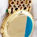 腕時計 ショパール CHOPARD クラシック 10/5635 クオーツ レディース メーカーOH済 K18YG無垢 純正ダイヤ&エメラルド シェル