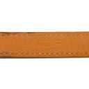 エルメス HERMES ケリードゥブルトゥール レッド×シルバー リザード メタル 14037 ブレスレット 赤 2連 2重 レザーブレス
