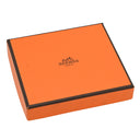 エルメス HERMES ケリードゥブルトゥール レッド×シルバー リザード メタル 14037 ブレスレット 赤 2連 2重 レザーブレス