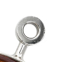 エルメス HERMES ケリードゥブルトゥール レッド×シルバー リザード メタル 14037 ブレスレット 赤 2連 2重 レザーブレス