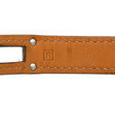 エルメス HERMES ケリードゥブルトゥール レッド×シルバー リザード メタル 14037 ブレスレット 赤 2連 2重 レザーブレス