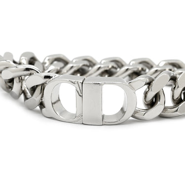 クリスチャン・ディオール Christian Dior ICON チェーンリンク Sサイズ B1081HOMMT_D000 シルバー 真鍮 ブレスレット CD ロゴ