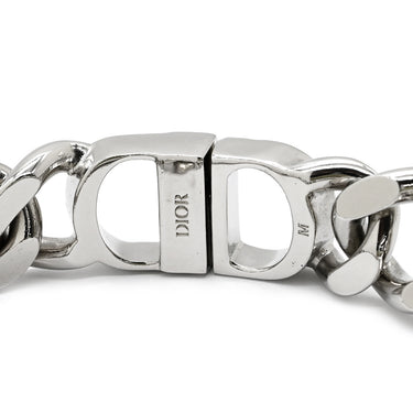 クリスチャン・ディオール Christian Dior ICON チェーンリンク Sサイズ B1081HOMMT_D000 シルバー 真鍮 ブレスレット CD ロゴ