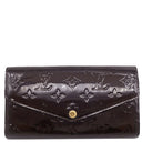 ルイヴィトン LOUIS VUITTON ポルトフォイユ サラ M90152 アラマント モノグラムヴェルニ 長財布 ゴールド金具 二つ折り 赤紫