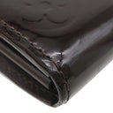 ルイヴィトン LOUIS VUITTON ポルトフォイユ サラ M90152 アラマント モノグラムヴェルニ 長財布 ゴールド金具 二つ折り 赤紫