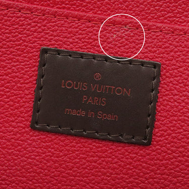 ルイヴィトン LOUIS VUITTON ポシェット コスメティック PM N47516 ダミエエベヌ ダミエキャンバス ポーチ ゴールド金具 茶 化粧ポーチ 小物入れ