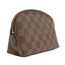 ルイヴィトン LOUIS VUITTON ポシェット コスメティック PM N47516 ダミエエベヌ ダミエキャンバス ポーチ ゴールド金具 茶 化粧ポーチ 小物入れ