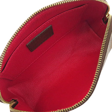 ルイヴィトン LOUIS VUITTON ポシェット コスメティック PM N47516 ダミエエベヌ ダミエキャンバス ポーチ ゴールド金具 茶 化粧ポーチ 小物入れ