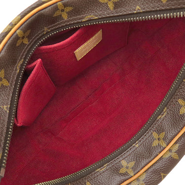 ルイヴィトン LOUIS VUITTON クロワッサン MM M51512 モノグラム モノグラムキャンバス ショルダーバッグ ゴールド金具 茶 肩掛け ワンショルダー