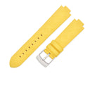 ルイヴィトン LOUIS VUITTON 純正 タンブール用 ラバーバンド イエロー ラバー ステンレススチール 腕時計パーツ ベルト 純正SS製尾錠付き モノグラム 替え 17mm イエロー 黄色