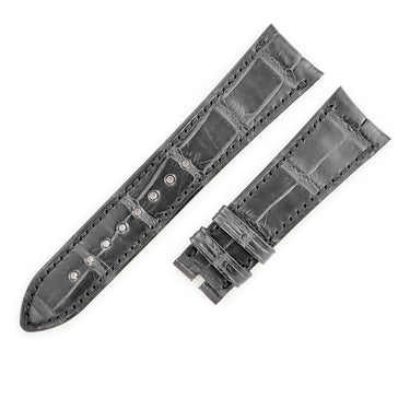 ヴァシュロン・コンスタンタン VACHERON CONSTANTIN 純正 クロコバンド ブラック クロコダイル 腕時計パーツ 新品同様 替え ベルト ストラップ 19ｍｍ ブラック 黒