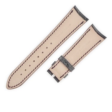 ヴァシュロン・コンスタンタン VACHERON CONSTANTIN 純正 クロコバンド ブラック クロコダイル 腕時計パーツ 新品同様 替え ベルト ストラップ 19ｍｍ ブラック 黒