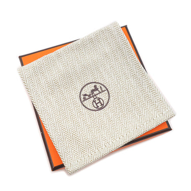 エルメス HERMES カルメン ウノドス チャイ×クレ アニョーミロ キーリング シルバー金具 フリンジ キーホルダー