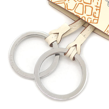 エルメス HERMES クロシェット インアンドアウト ナタ スイフト キーリング シルバー金具 IN&OUT